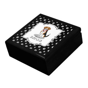 Spoiled Rotten Beagle (tri color 3) Dog Funny Gift Box