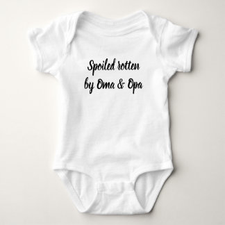 Spoiled Rotten by Oma & Opa Baby Bodysuit