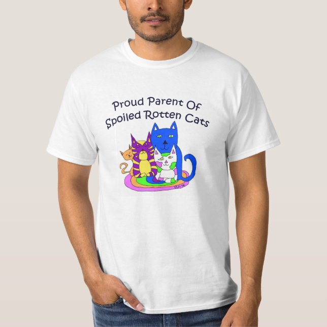 Spoiled Rotten Cats T-Shirt (Front)