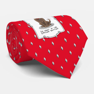 Spoiled Rotten Chocolate Lab Labrador Retriever Neck Tie