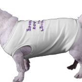 Spoiled Rotten Dog Tank Top (Purple Text) (Side)