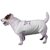 Spoiled Rotten Dog Tank Top (Purple Text) (Side)