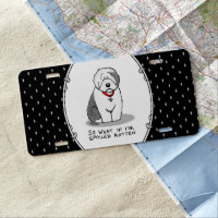 Spoiled Rotten Old English Sheepdog (Gray 1) Funny