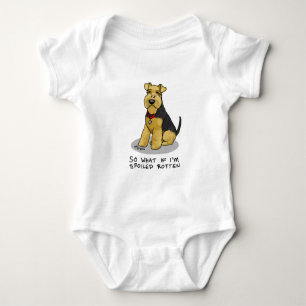 Spoiled Rotten Welsh Terrier Dog - Cute Baby Bodysuit