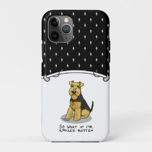 Spoiled Rotten Welsh Terrier Dog - Cute iPhone 11 Pro Case