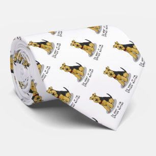 Spoiled Rotten Welsh Terrier Dog - Cute Neck Tie