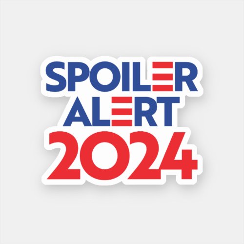 Spoiler Alert 2024 Sticker