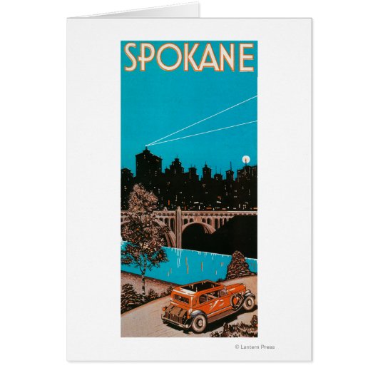 Spokane Advertising Poster #1Spokane, WA (Front)