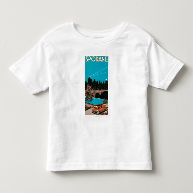 Spokane Advertising Poster #1Spokane, WA Toddler T-shirt (Front)