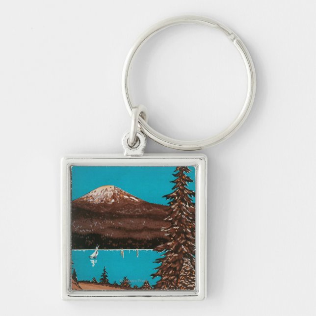 Spokane Advertising Poster #2Spokane, WA Keychain (Front)