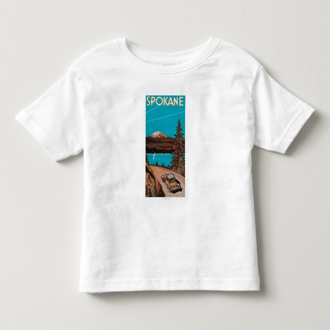 Spokane Advertising Poster #2Spokane, WA Toddler T-shirt (Front)