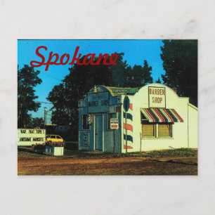 Spokane (Barbershop) Postcard