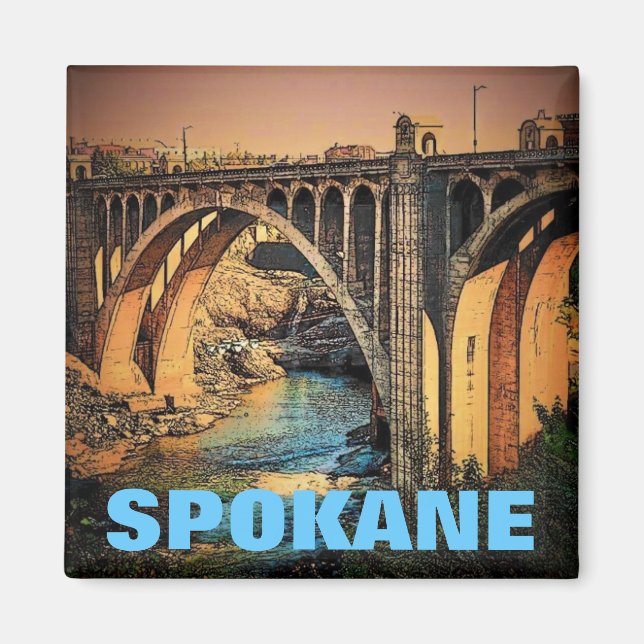 Spokane (Bridge) Magnet (Front)