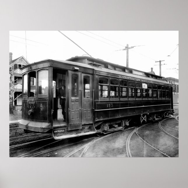 SPOKANE ELECTRIC STREET CAR  1915 POSTER (Front)