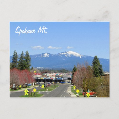 Spokane Mountain Postcard