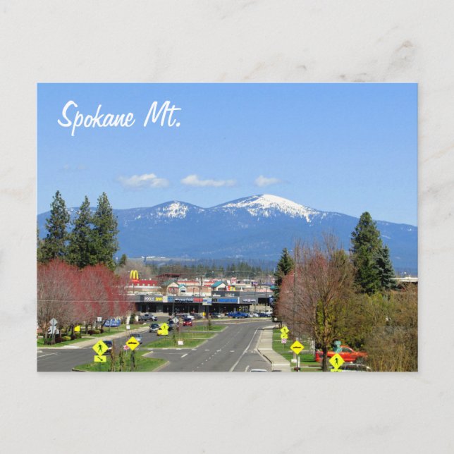Spokane Mountain Postcard (Front)