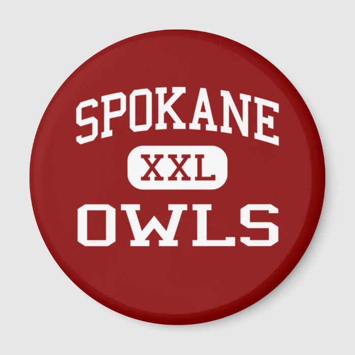 Spokane   Owls   High School   Spokane Missouri Fridge Magnets