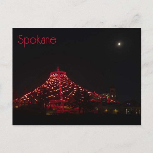 Spokane Pavilion Riverfront Park Spokane WA Postcard (Front)