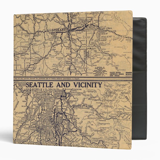 Spokane, Seattle Binder (Front/Inside)