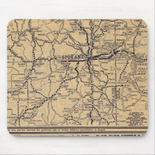 Spokane, Seattle Mouse Pad