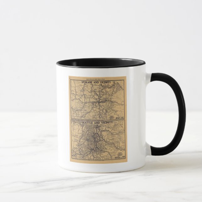 Spokane, Seattle Mug (Right)