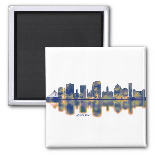 Spokane Skyline Magnet