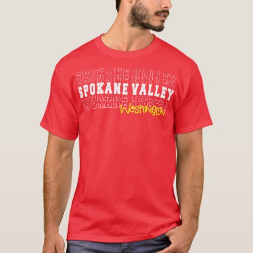 Spokane Valley city Washington Spokane Valley WA T_Shirt