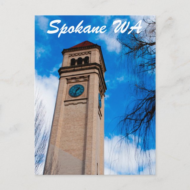 SPOKANE WA POSTCARD (Front)