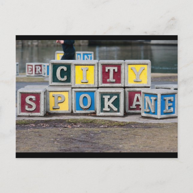 SPOKANE WA POSTCARD (Front)