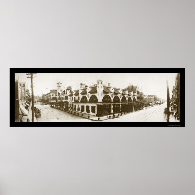 Spokane WA Restaurant Photo 1908 Poster (Front)