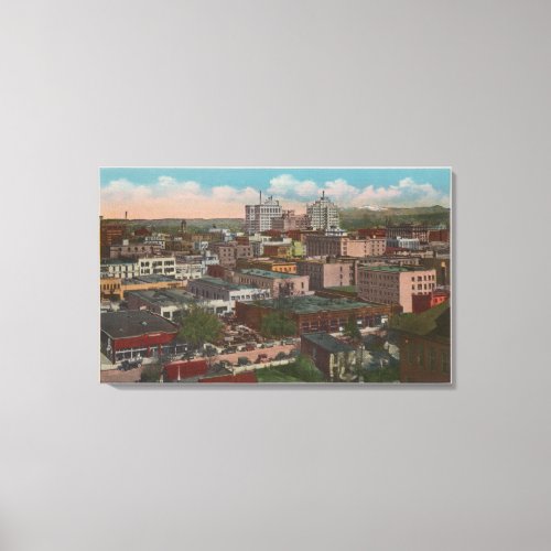 Spokane WA _ Skyline View of Downtown Canvas Print