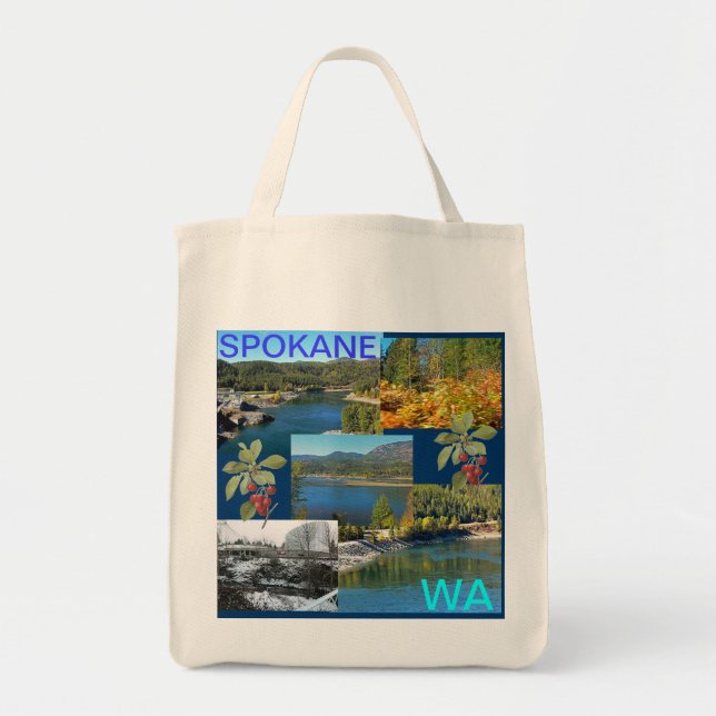 SPOKANE WA TOTE BAG (Front)