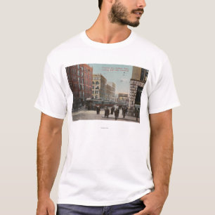 Spokane, WA - View of Riverside Ave. & Howard St T-Shirt