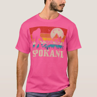 Spokane Washington Bigfoot Mountain Hunters T-Shirt