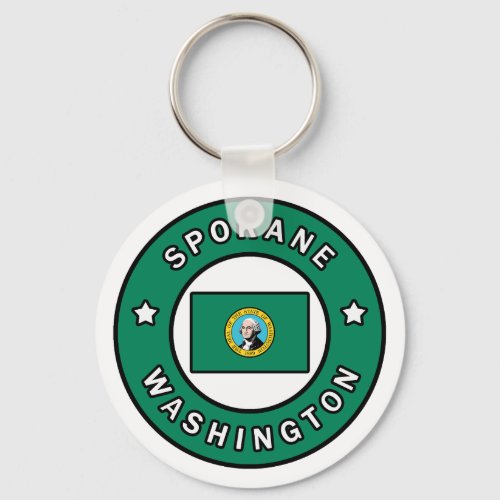 Spokane Washington Keychain