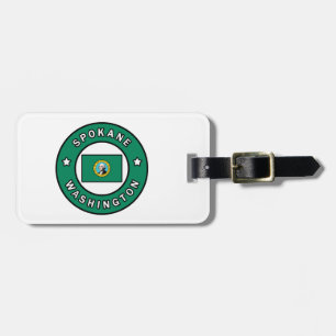 Spokane Washington Luggage Tag