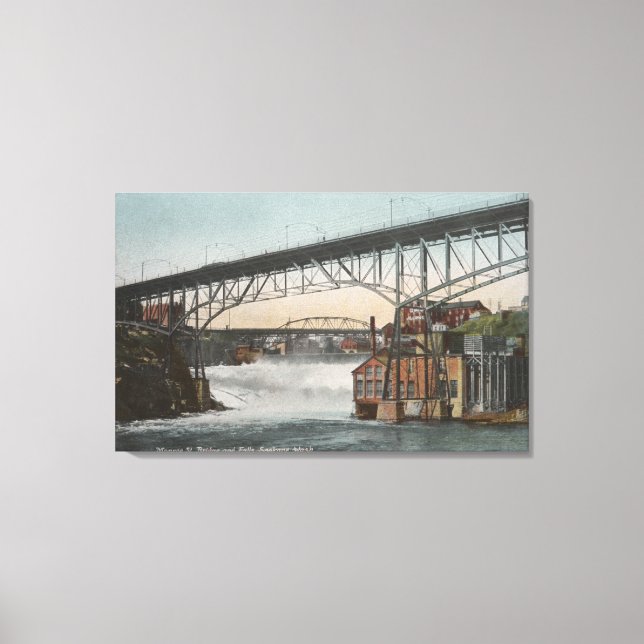 Spokane, Washington - Monroe Street Canvas Print (Front)