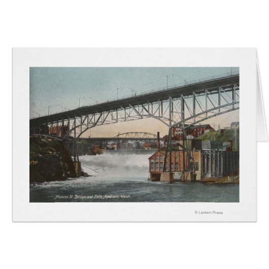 Spokane, Washington - Monroe Street Cards (Front Horizontal)