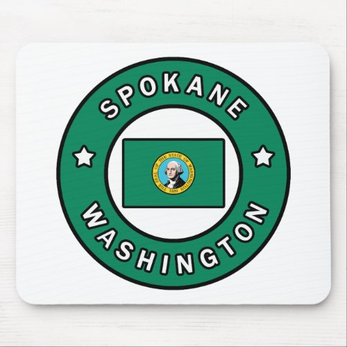 Spokane Washington Mouse Pad