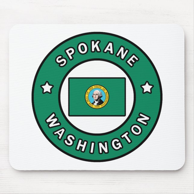 Spokane Washington Mouse Pad (Front)