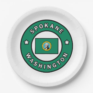 Spokane Washington Paper Plates