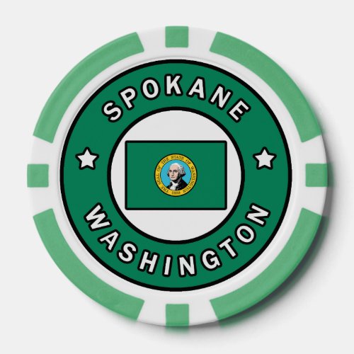 Spokane Washington Poker Chips