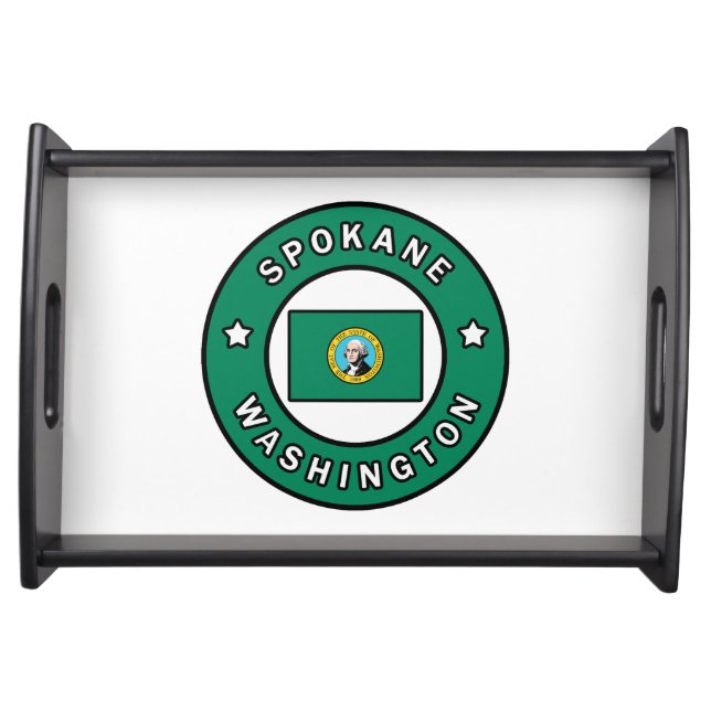 Spokane Washington Serving Tray (Front)