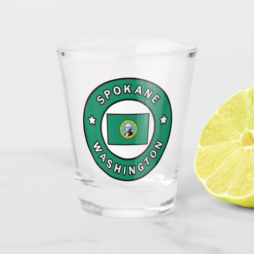 Spokane Washington Shot Glass