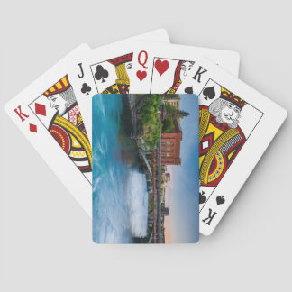 Spokane, Washington-Spokane River at Sunset Poker Cards