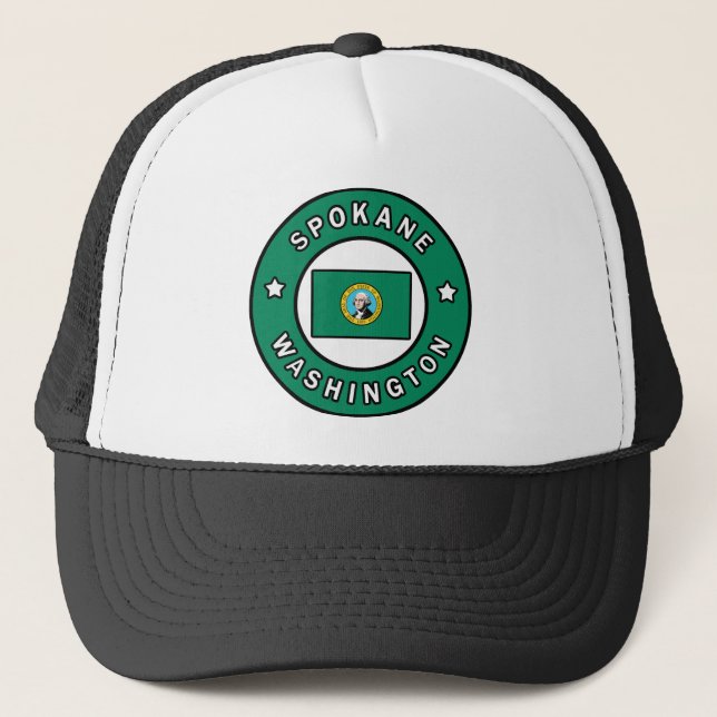 Spokane Washington Trucker Hat (Front)