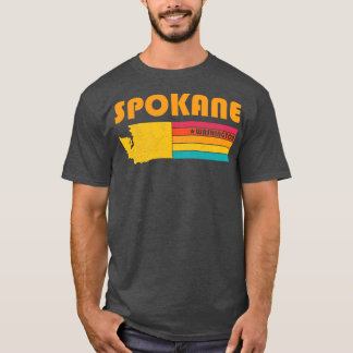 Spokane Washington Vintage Distressed Souvenir T-Shirt