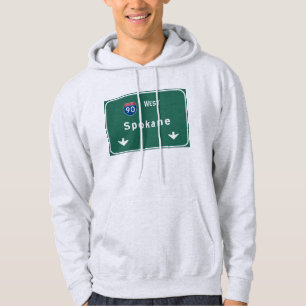 Spokane Washington wa Interstate Highway Freeway : Hoodie