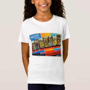 Spokane Washington WA Old Vintage Travel Souvenir T-Shirt