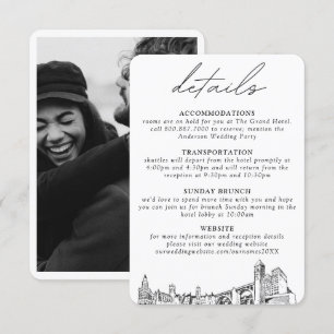 Spokane Wedding Details Enclosure Card
